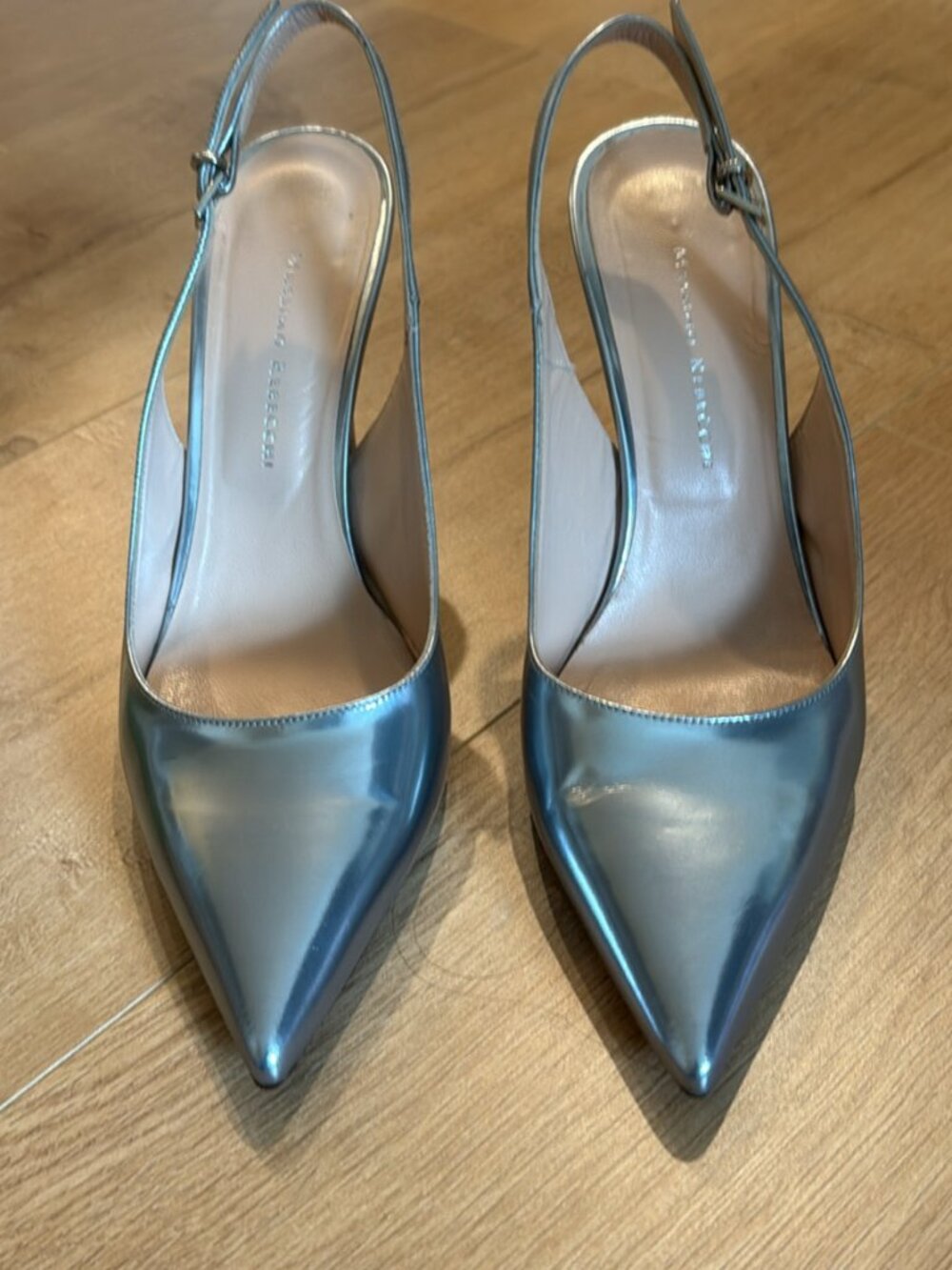 Silver Massimo Rebecchi Heels size 38